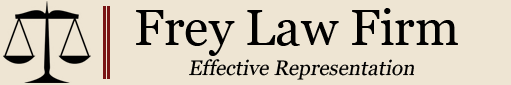 Logo, Frey Law Firm, Civil Law Firm in Terre Haute, IN